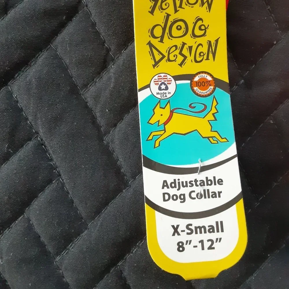 Yellow Dog Design Collar and Leash Set Size XSmall Collar and size 60
